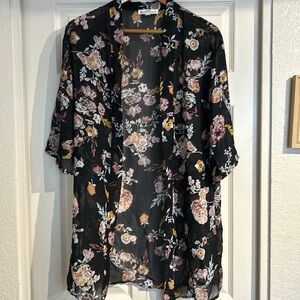 Wallflower Sheer Floral Cover